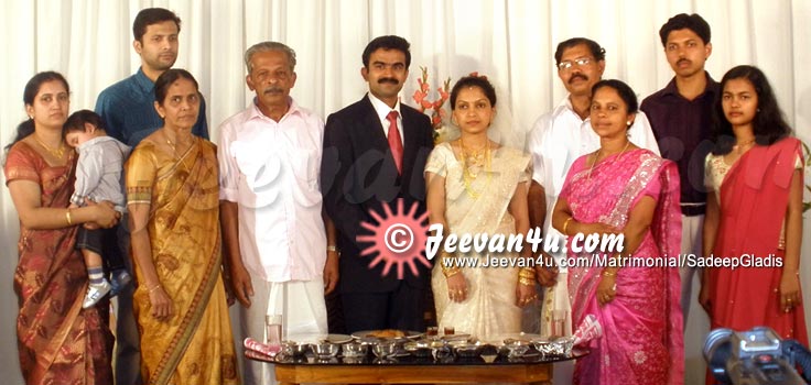 Sadeep Gladis Wedding Family Album